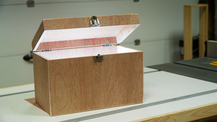 Fabrication d'une boîte en bois avec assemblage à 45° !