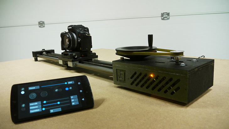 Un SLIDER MOTORISÉ piloté en BLUETOOTH (avec du timelapse dedans)