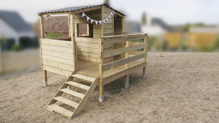 Une cabane en bois DIY pour enfants !