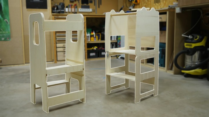 CNC vs électroportatif : fabrication de tours d'observation Montessori